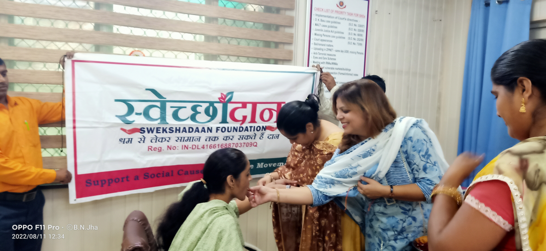 Raksha Bandhan Celebration with Delhi Police